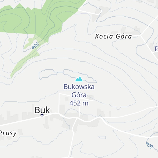 Map of Bukowska Góra