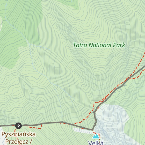 Map of Dolinczański Grzbiet
