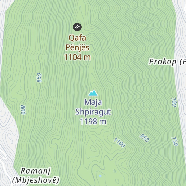 Map of Maja Shpiragut