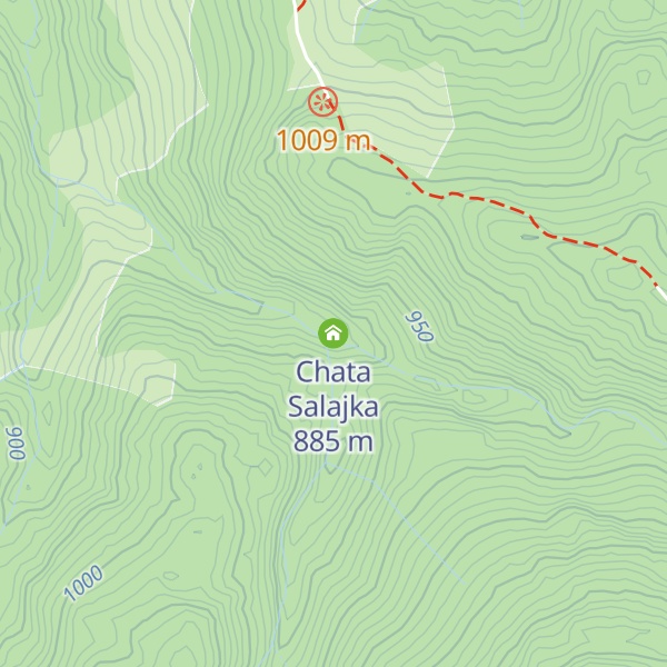 Map of Chata Salajka