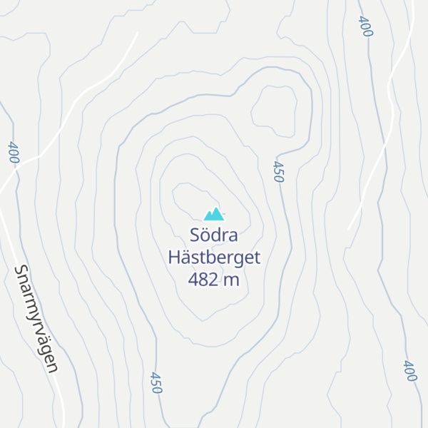 Map of Södra Hästberget