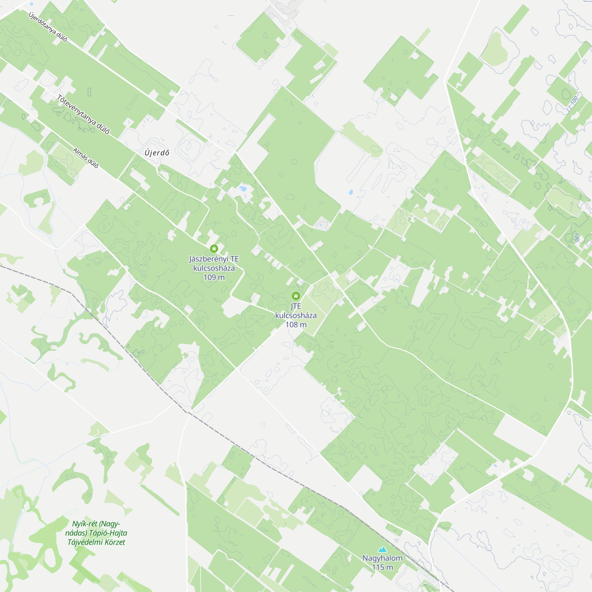 JTE kulcsosháza map
