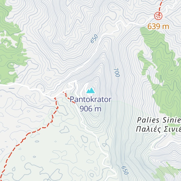 Map of Pantokrator