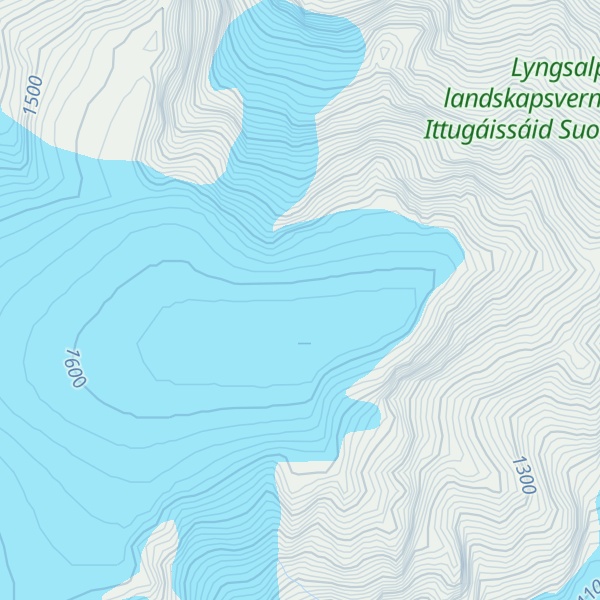 Map of Bálggesvárri