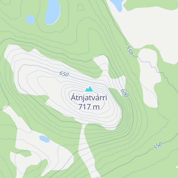 Map of Átnjatvárri