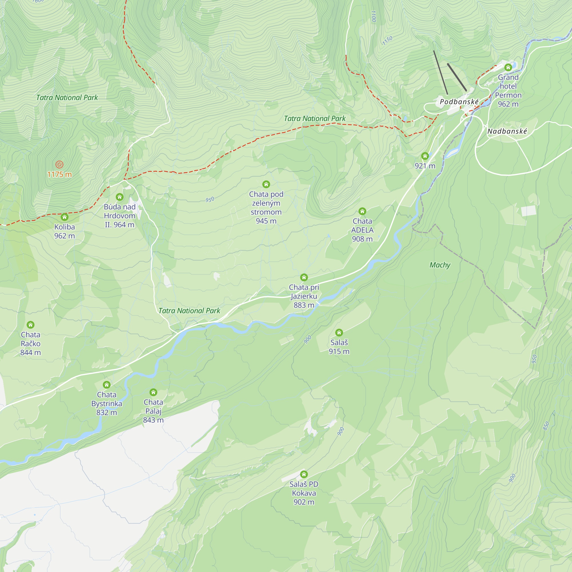 Chata Šmokvica map