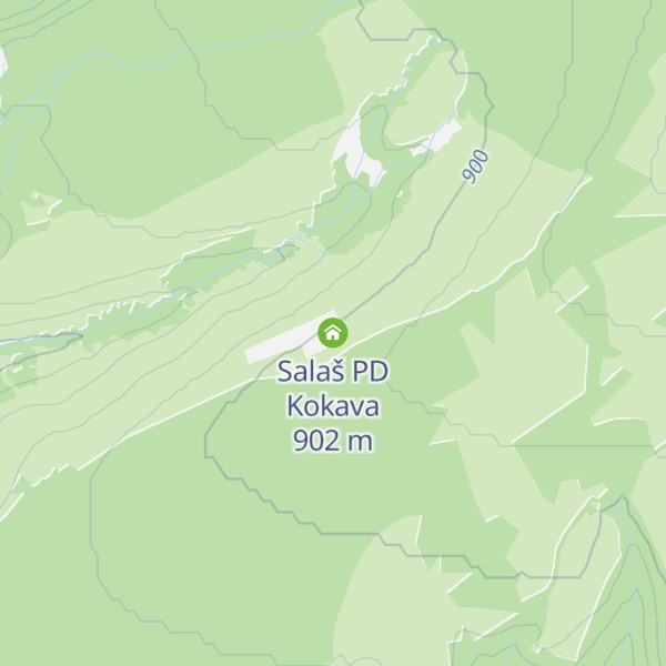Map of Salaš PD Kokava