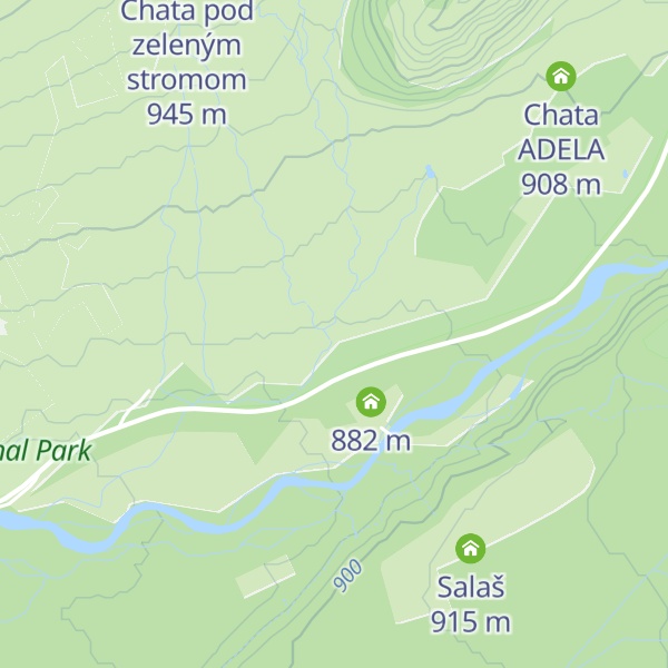 Map of Chata pri Jazierku