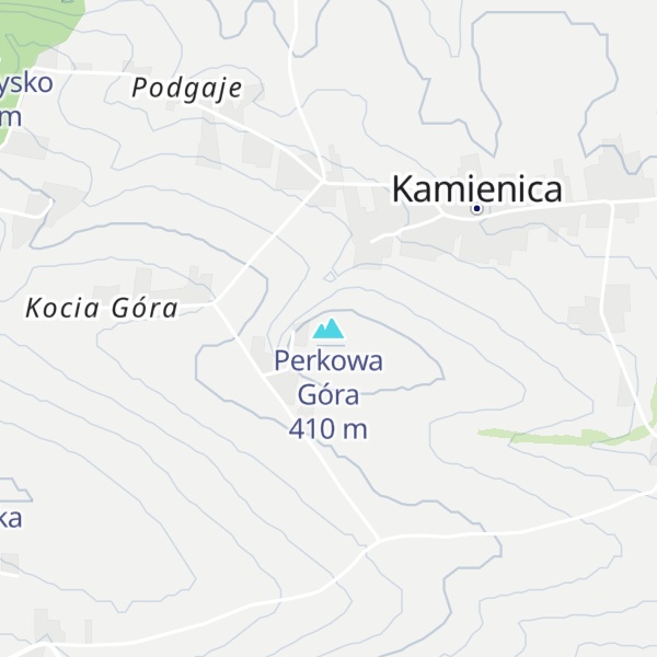 Map of Perkowa Góra