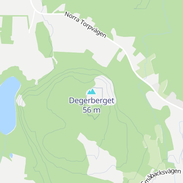 Map of Degerberget