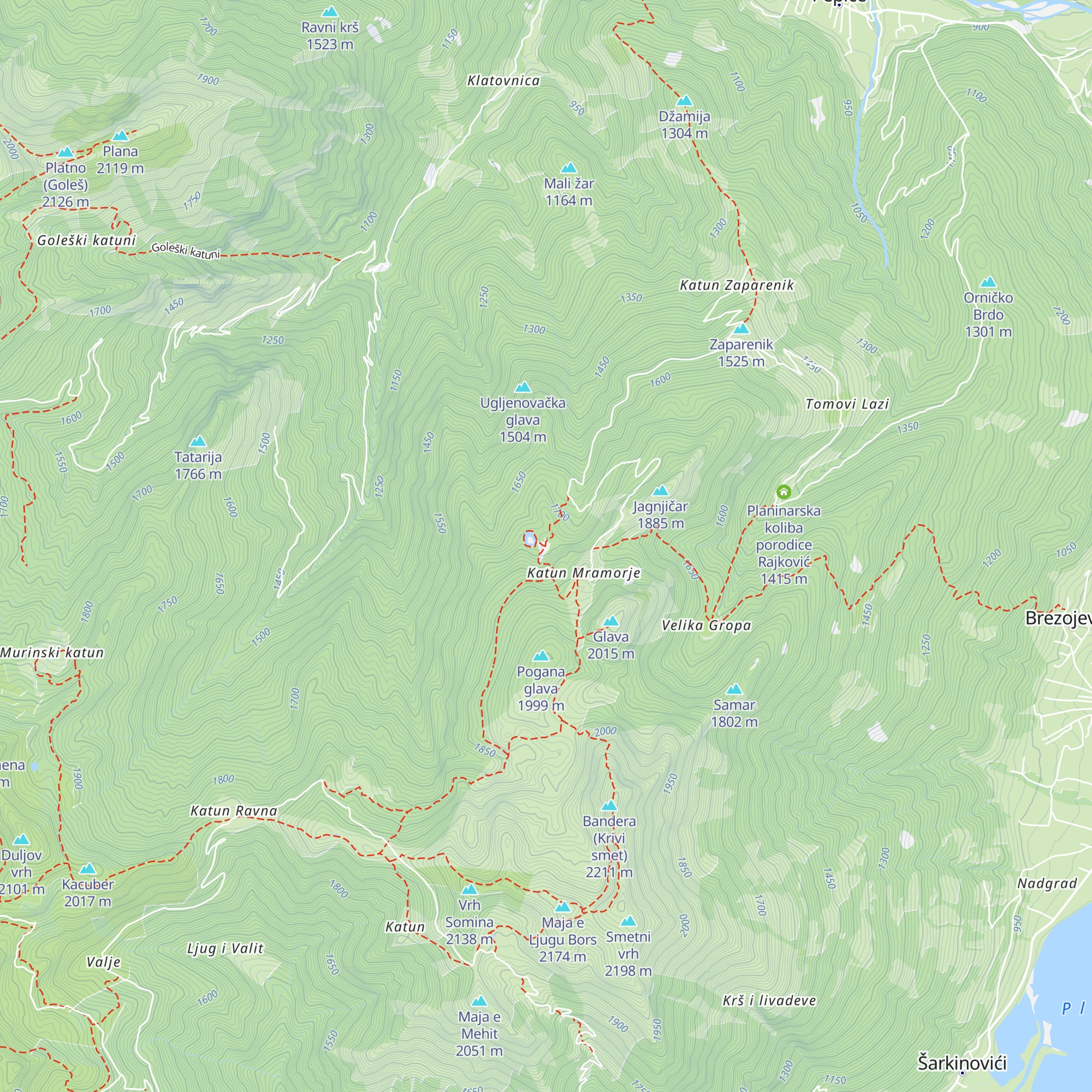 Planinarska koliba Braće Rajković map
