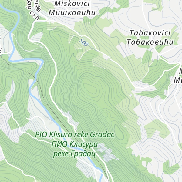 Map of Veliki vrh