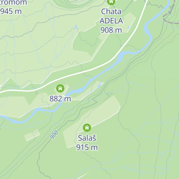 Map of Chata Pod Dlhou - Veľká