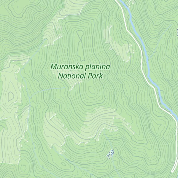 Map of Strieborná