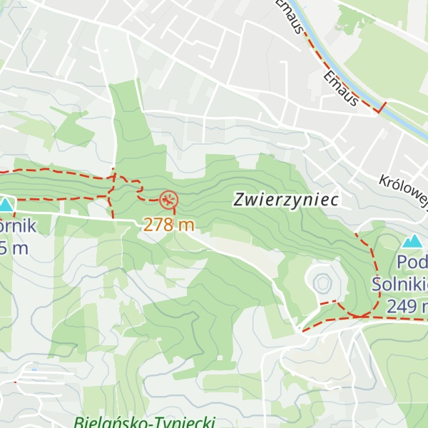 Map of Góra Świętej Bronisławy