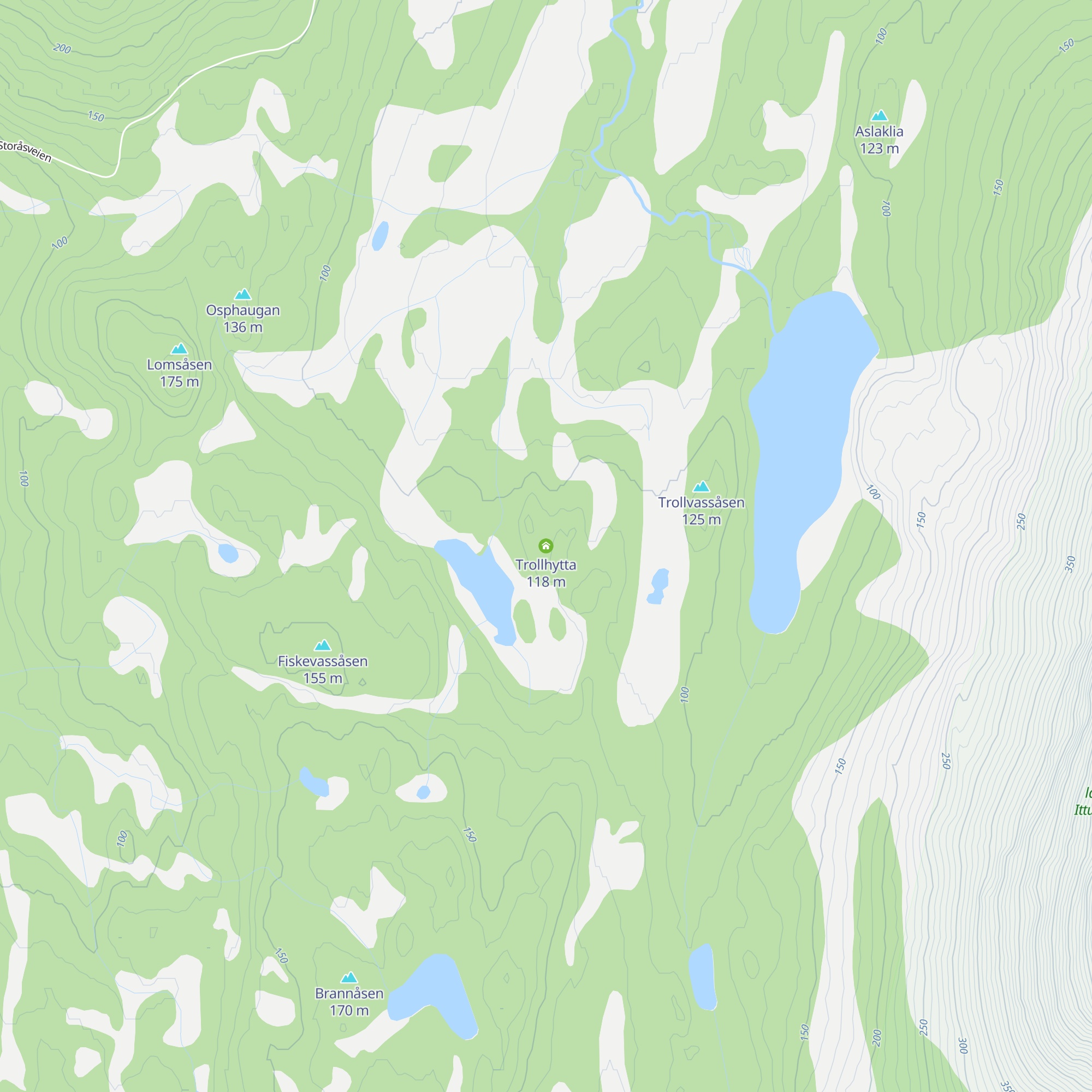Trollhytta map