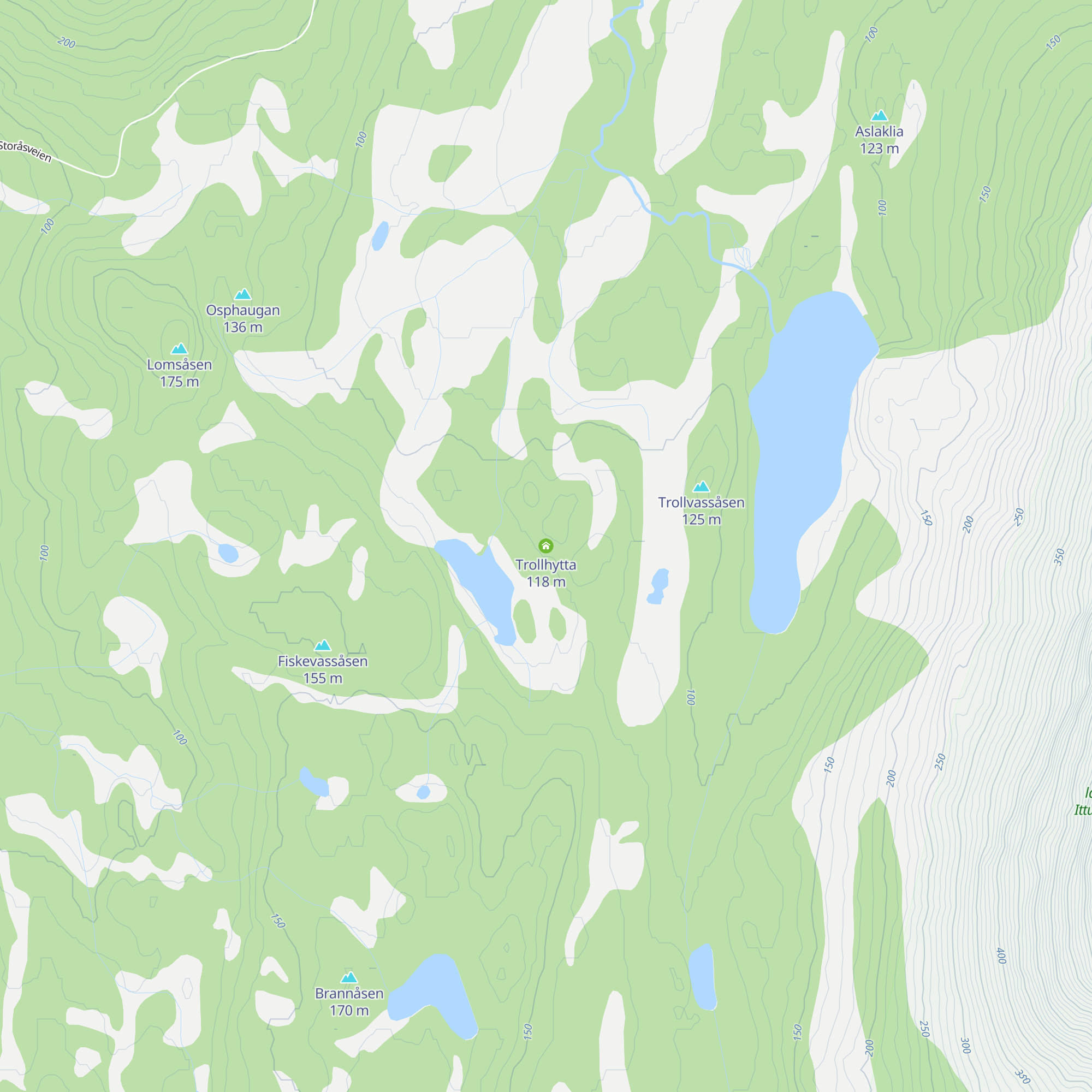 Trollhytta map
