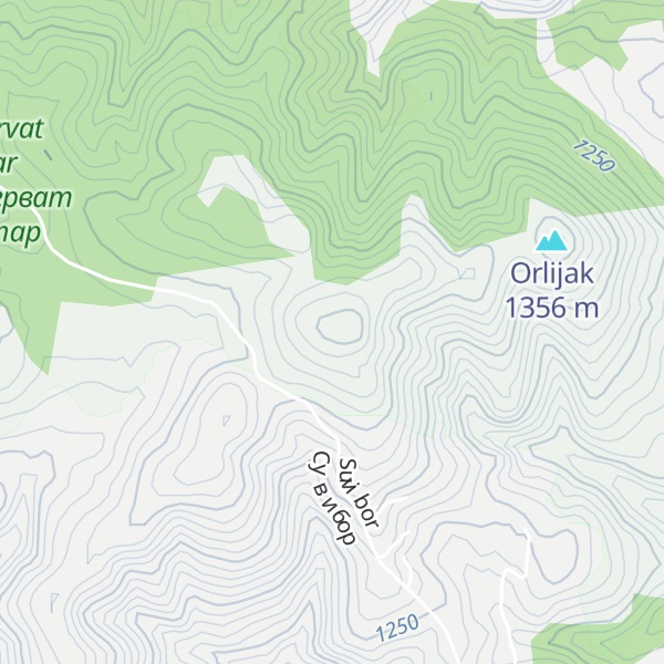 Map of Bandera