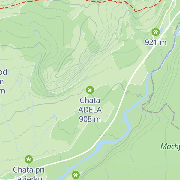 Map of Chata ADELA