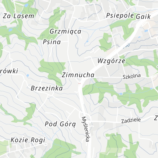 Map of Wzgórze