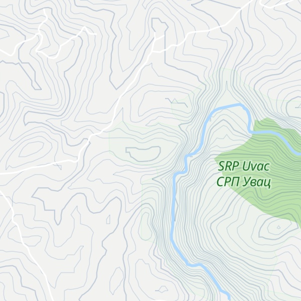 Map of Krš