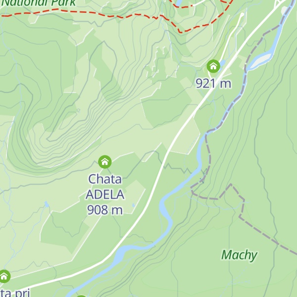 Map of Chata Marta