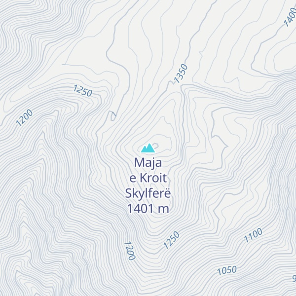 Map of Maja e Kroit Skylferë