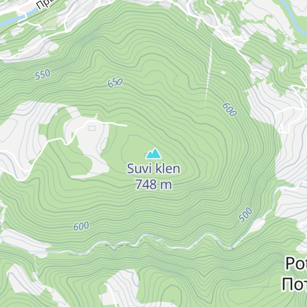Map of Suvi klen