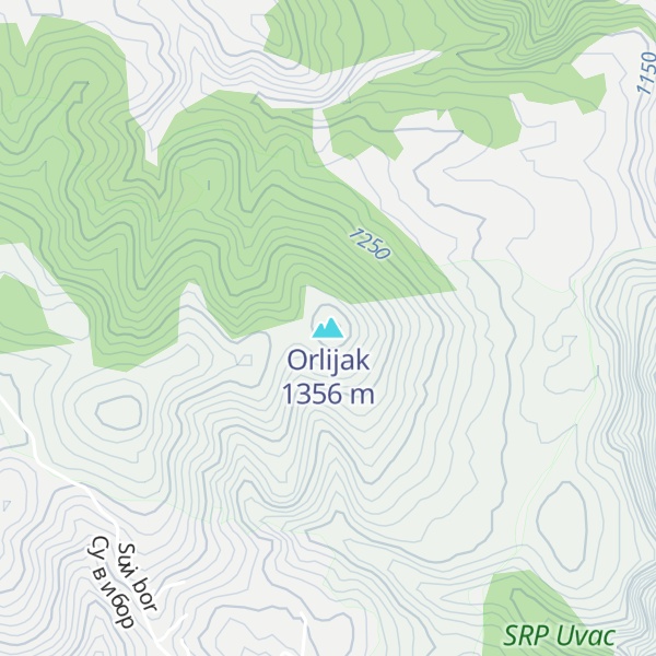 Map of Orlijak