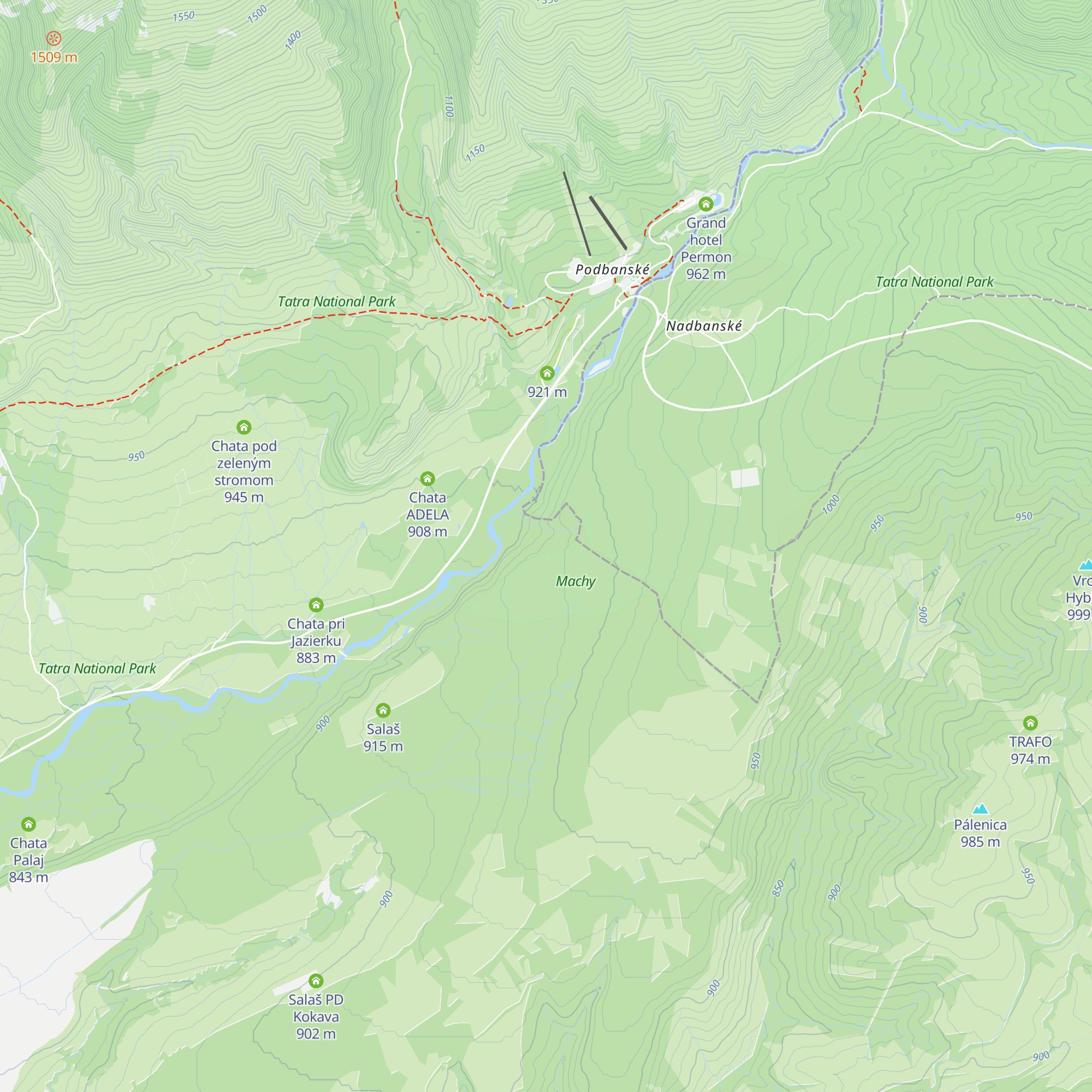 KST Lipt. Kokava map