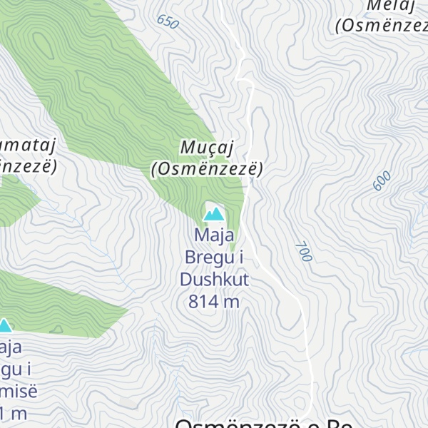 Map of Maja Bregu i Dushkut
