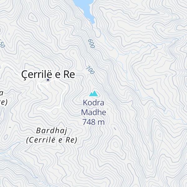 Map of Kodra Madhe