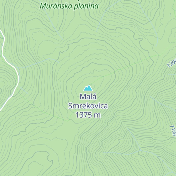 Map of Malá Smrekovica