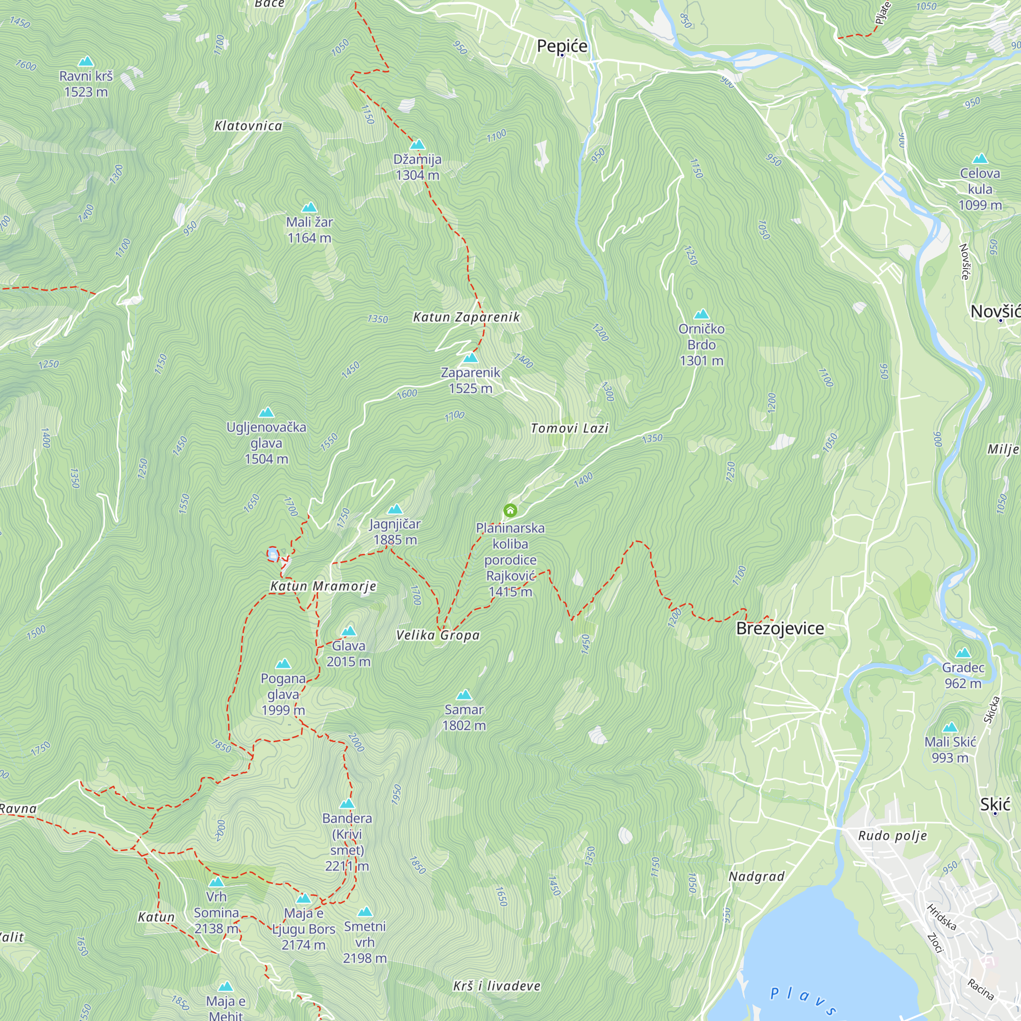 Planinarska koliba porodice Rajković map