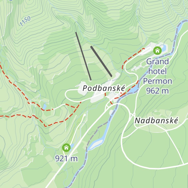 Map of Chata Pohoda