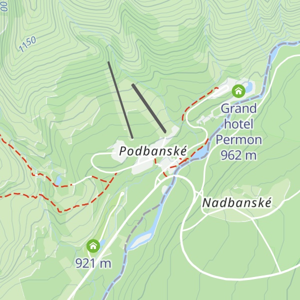Map of Chata Sýkorka