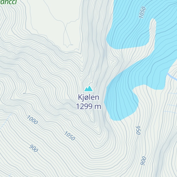 Map of Kjølen