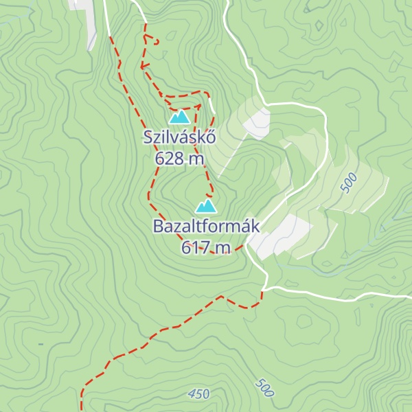 Map of Bazaltformák