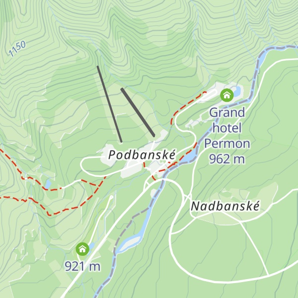 Map of Chata Pinius