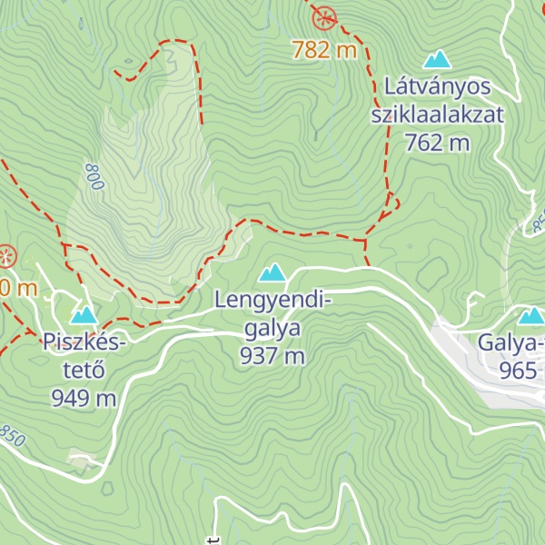 Map of Lengyendi-galya