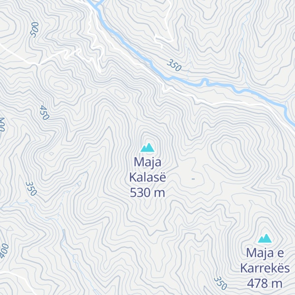 Map of Maja Kalasë