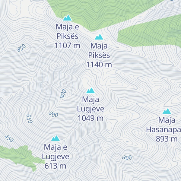 Map of Maja Lugjeve