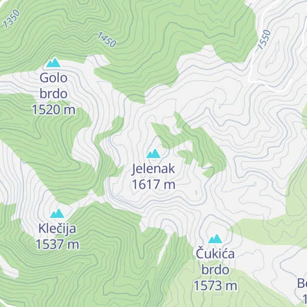 Map of Jelenak