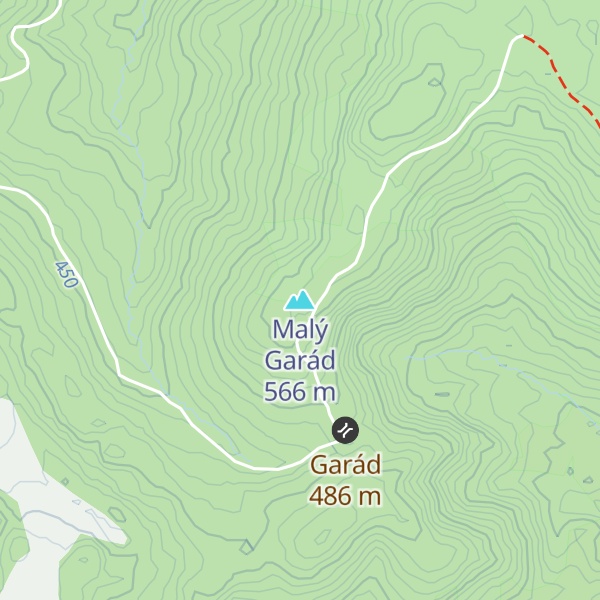 Map of Malý Garád