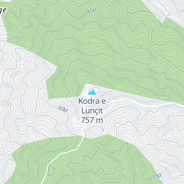 Map of Kodra e Lunçit