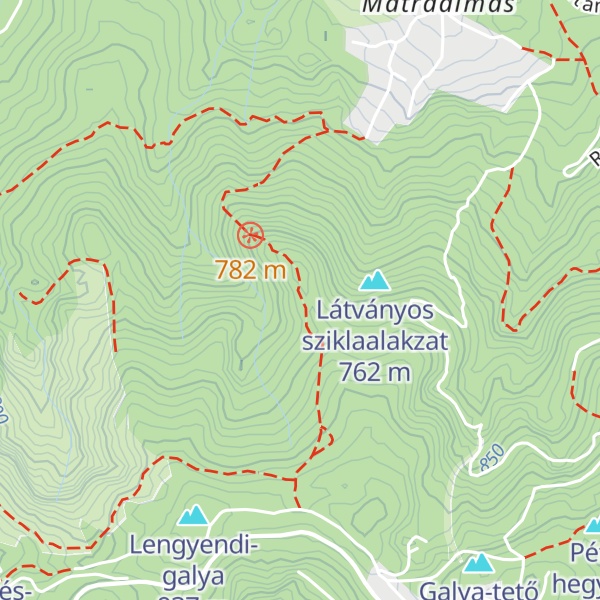 Map of Galyavár