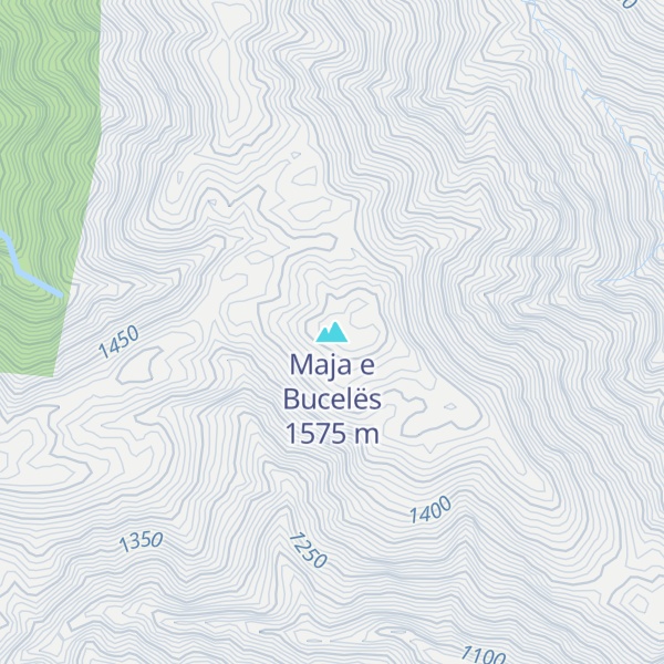 Map of Maja e Bucelës
