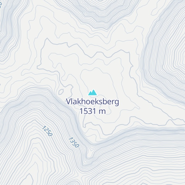 Map of Vlakhoeksberg
