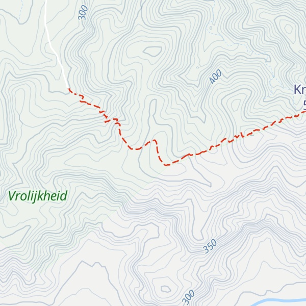 Map of Klein Spitzkop