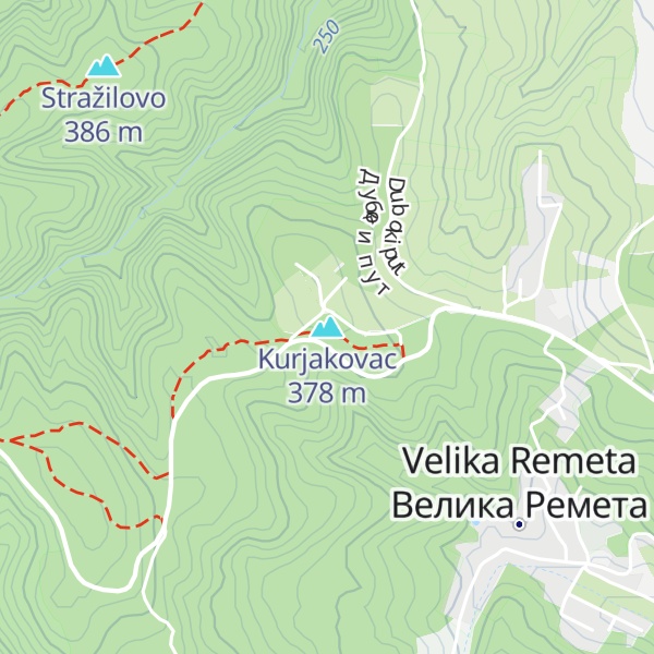 Map of Kurjakovac
